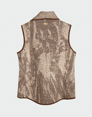 Asimetrical Zipper Vest